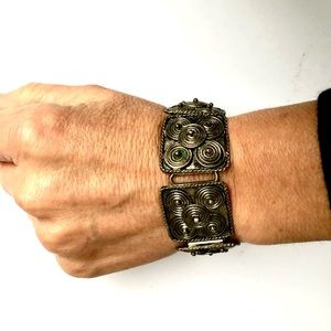 Vintage Deco OOAK Artisanal Bracelet